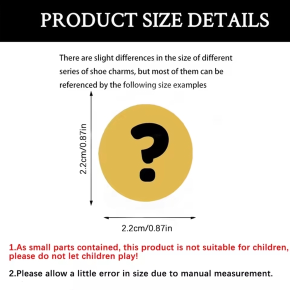 5/$5 Coraline The Other Mother Split Croc Shoe Charm - Picture 3 of 3